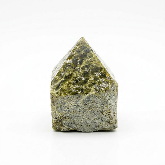 Gemstone Top Polished Points - Epidote A grade (approx 5-6 pieces) - Vivid Aromas UK