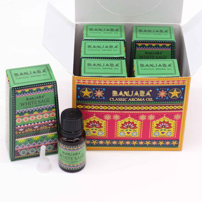 Banjara Indian Fragrance Oil 10ml - White Sage - Vivid Aromas UK