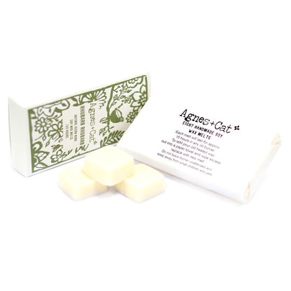 Agnes + Cat Box of 8 Wax Melts - Rhubarb Rhubarb - Vivid Aromas UK