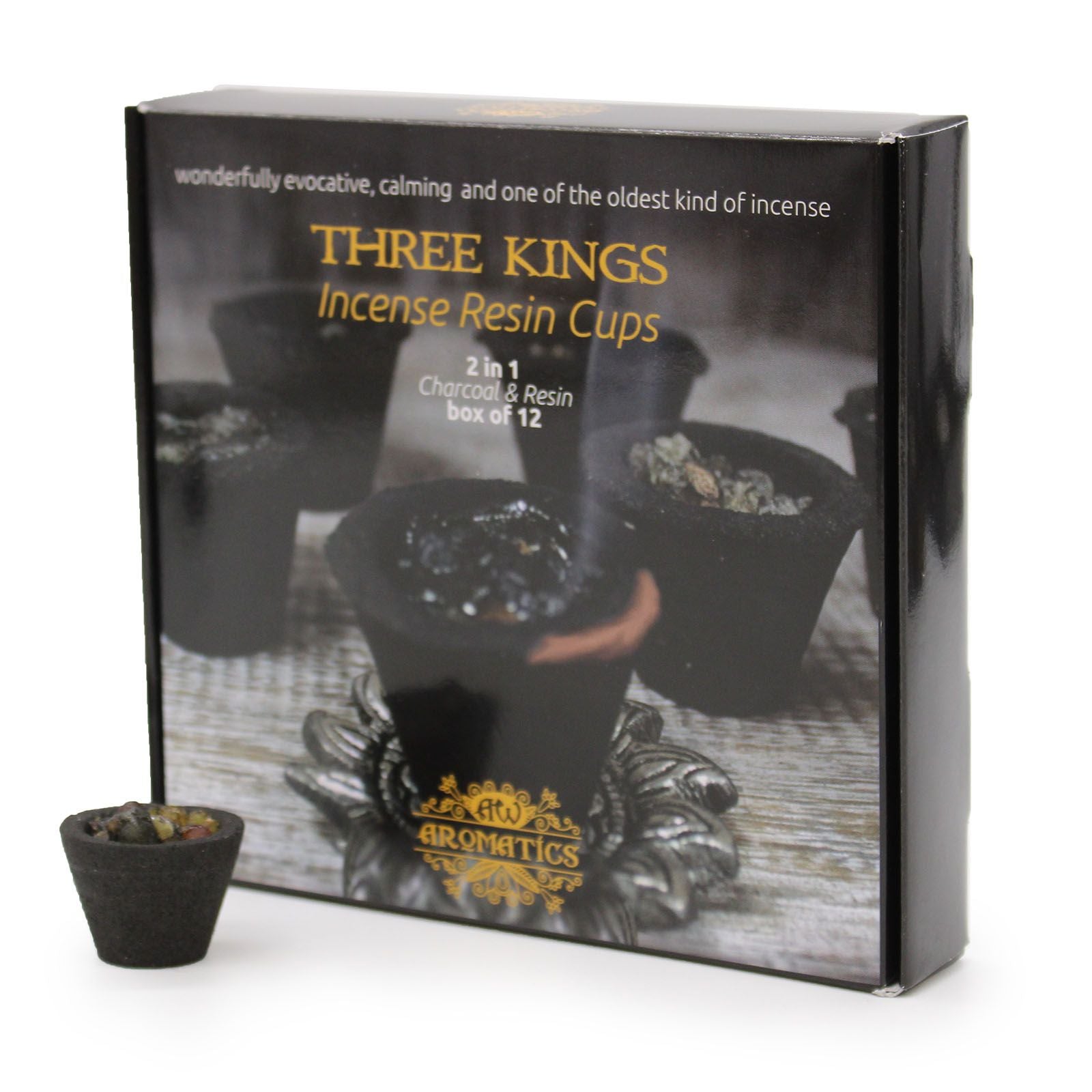 Box of 12 Resin Cups - Three Kings - Vivid Aromas UK