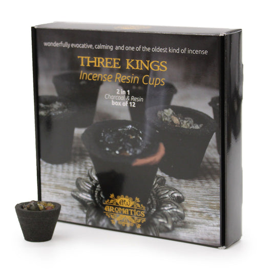Box of 12 Resin Cups - Three Kings - Vivid Aromas UK