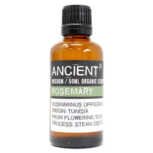 Rosemary Organic Essential Oil 50ml - Vivid Aromas UK