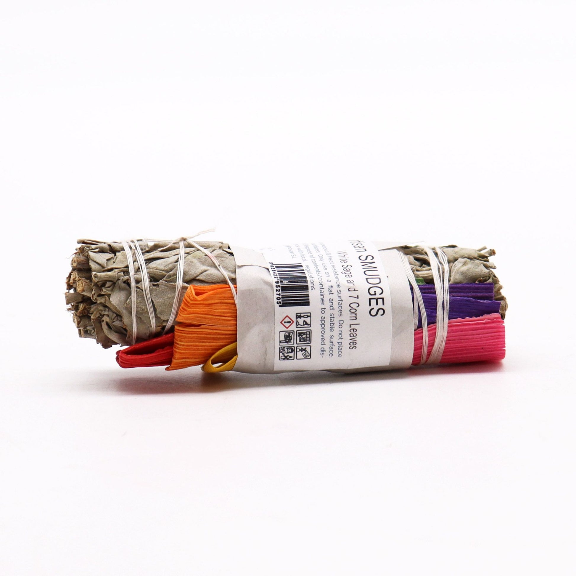 Smudge Stick - White Sage and 7 Corn Leaves - Vivid Aromas UK