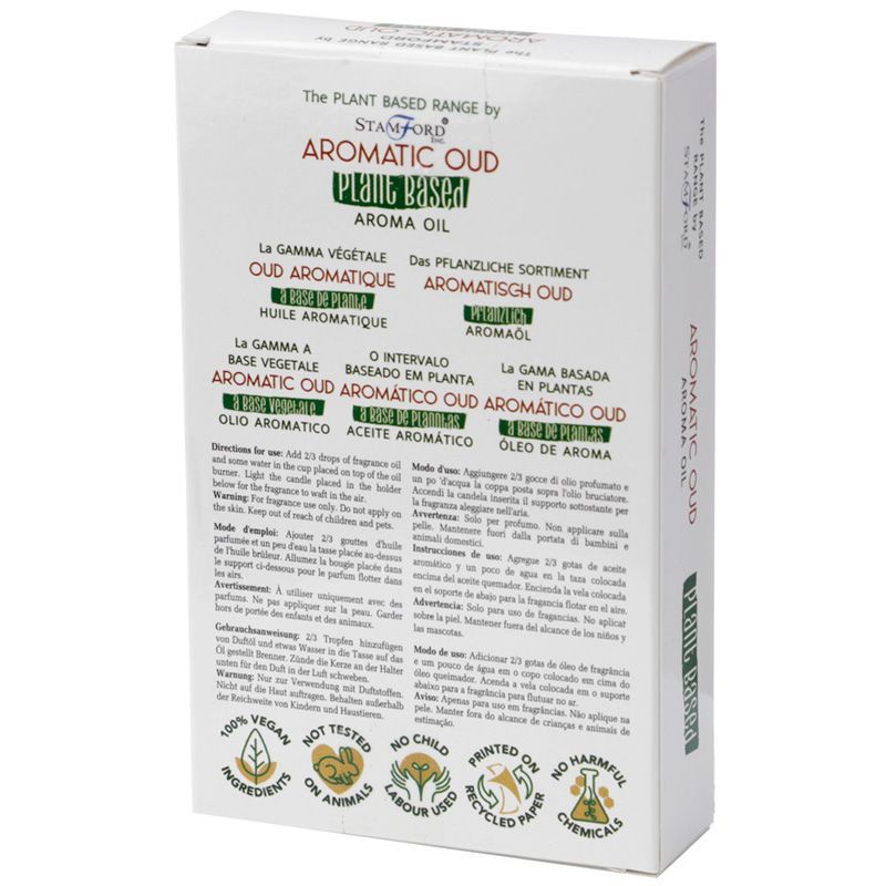 Plant Based Aroma Oil - Aromatic Oud - Vivid Aromas UK