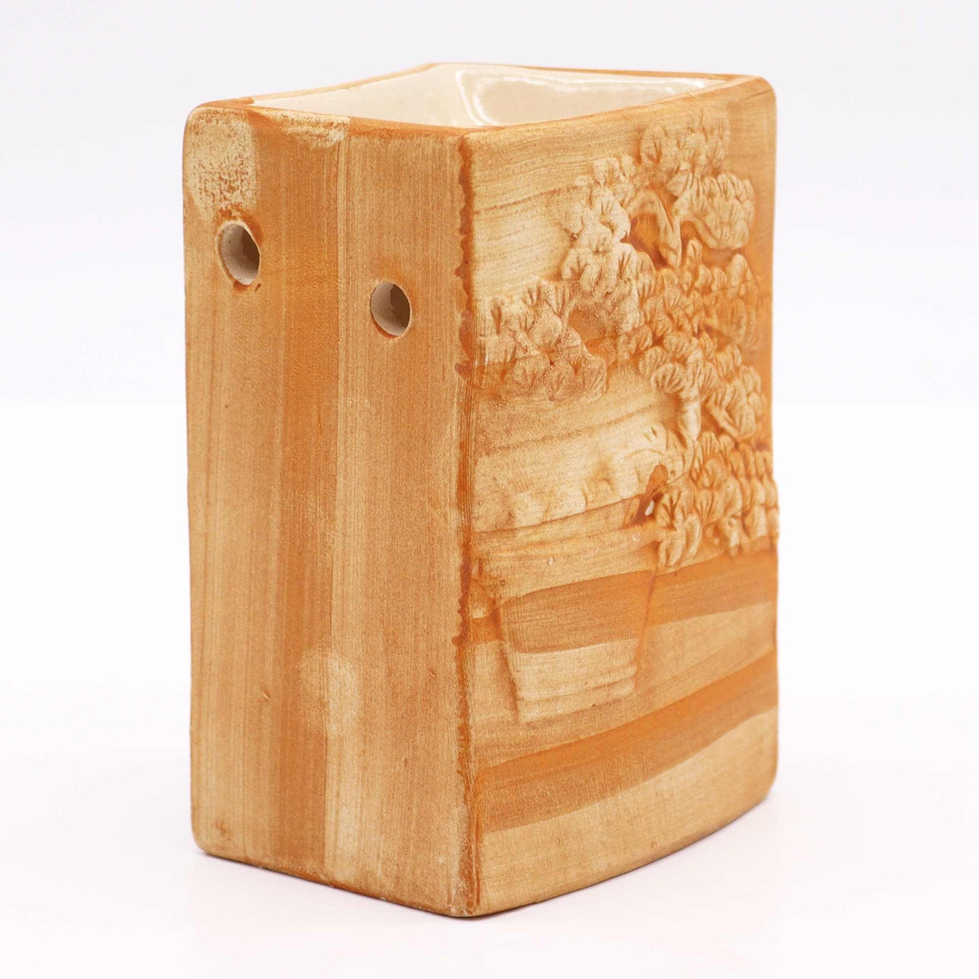 Hand Painted Bonsai Burner - Sand - Vivid Aromas UK
