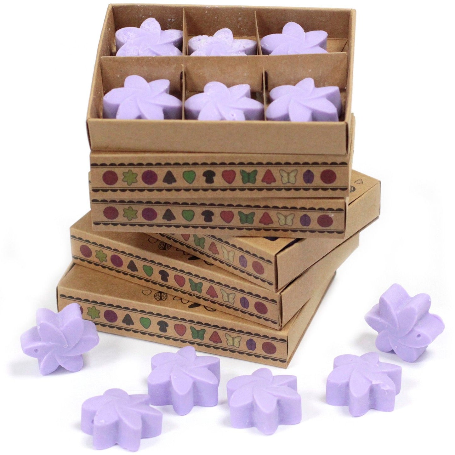 Box of 6 Wax Melts - Lavender Fields - Vivid Aromas UK