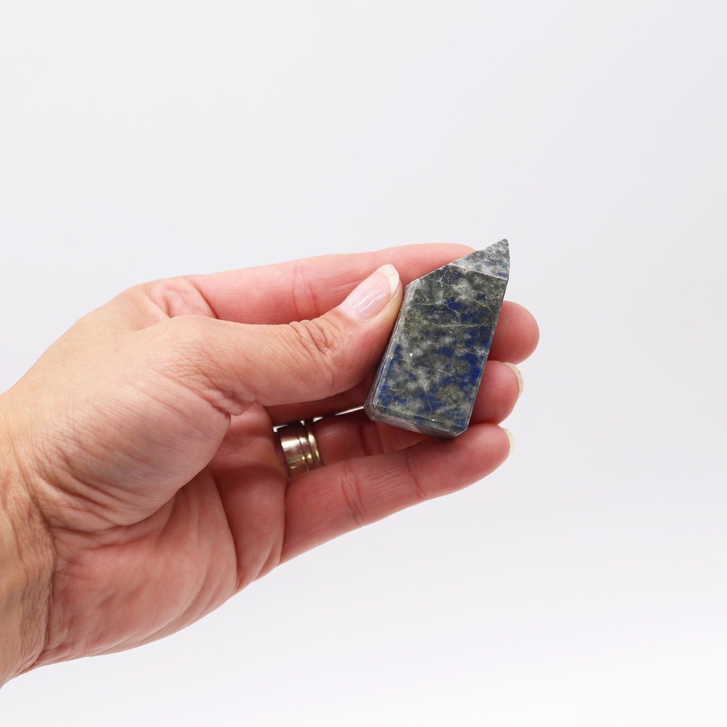 Gemstone Points approx 6cm (0.5KG) - Afghan Lapis (approx 8 pieces) - Vivid Aromas UK