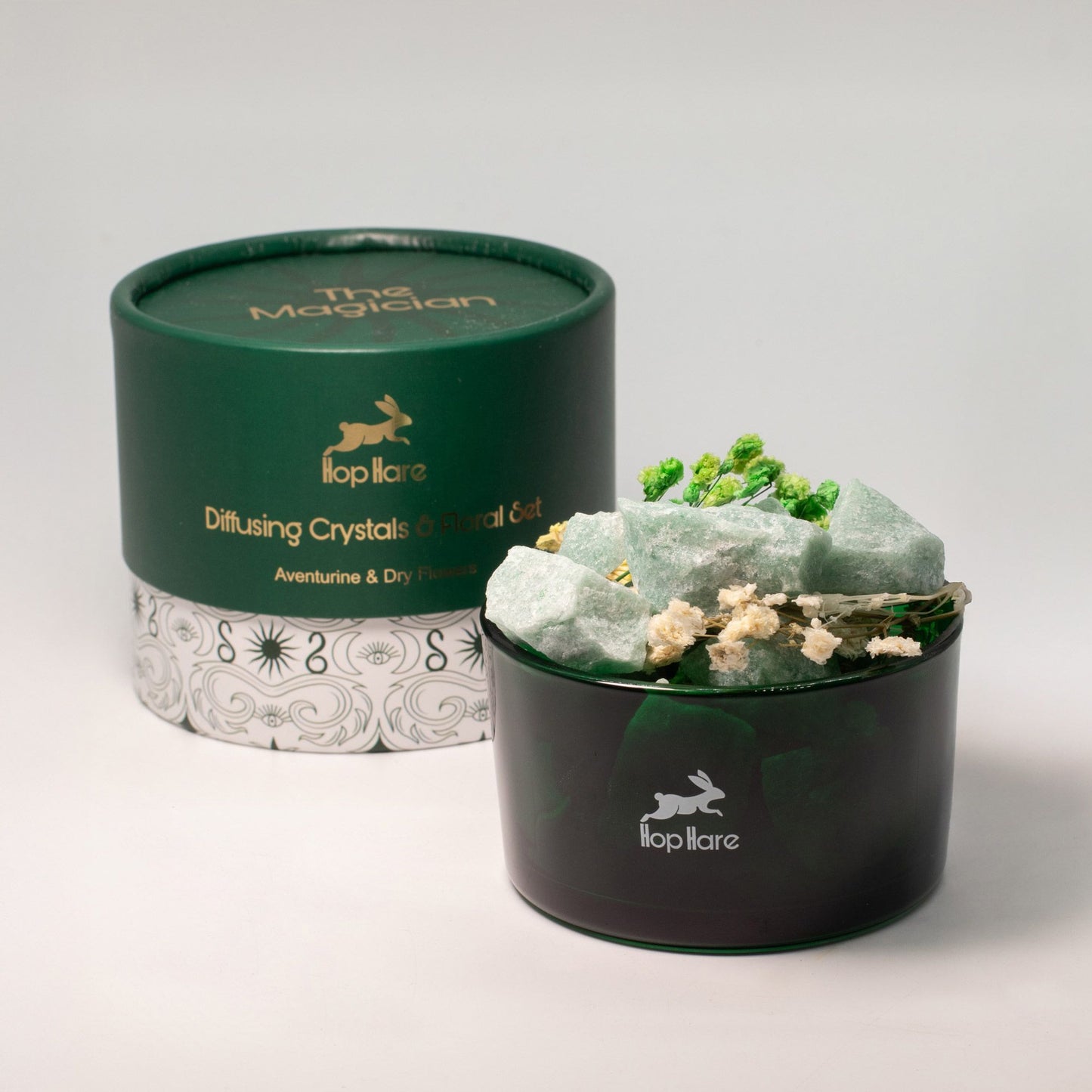 Hop Hare Diffusing Crystals & Floral Set - The Magician - Vivid Aromas UK