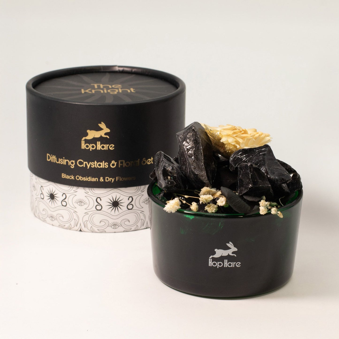 Hop Hare Diffusing Crystals & Floral Set - The King - Vivid Aromas UK