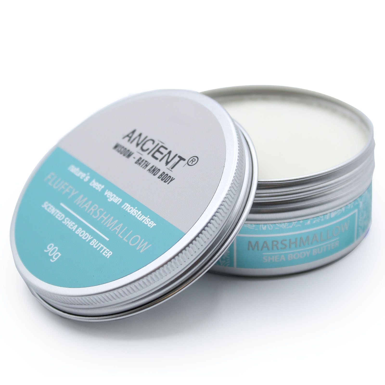 Scented Shea Body Butter 90g - Fluffy Marshmallow - Vivid Aromas UK