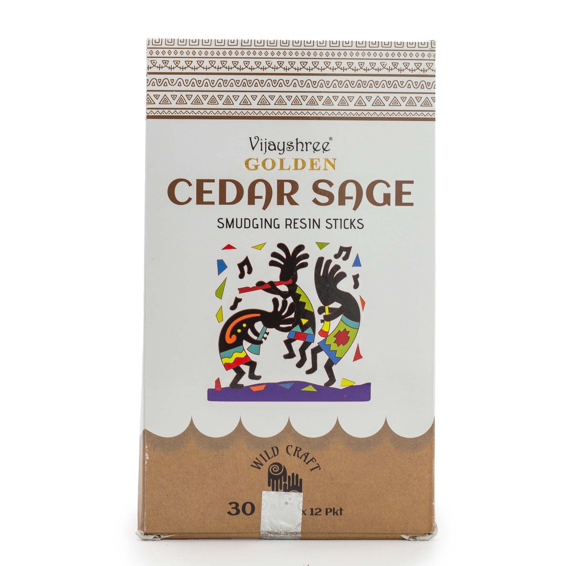 Golden Cedar Sage Smudging Resin Sticks – 30g - Vivid Aromas UK