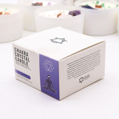 Chakra Crystal Candles - Third Eye Chakra - Vivid Aromas UK