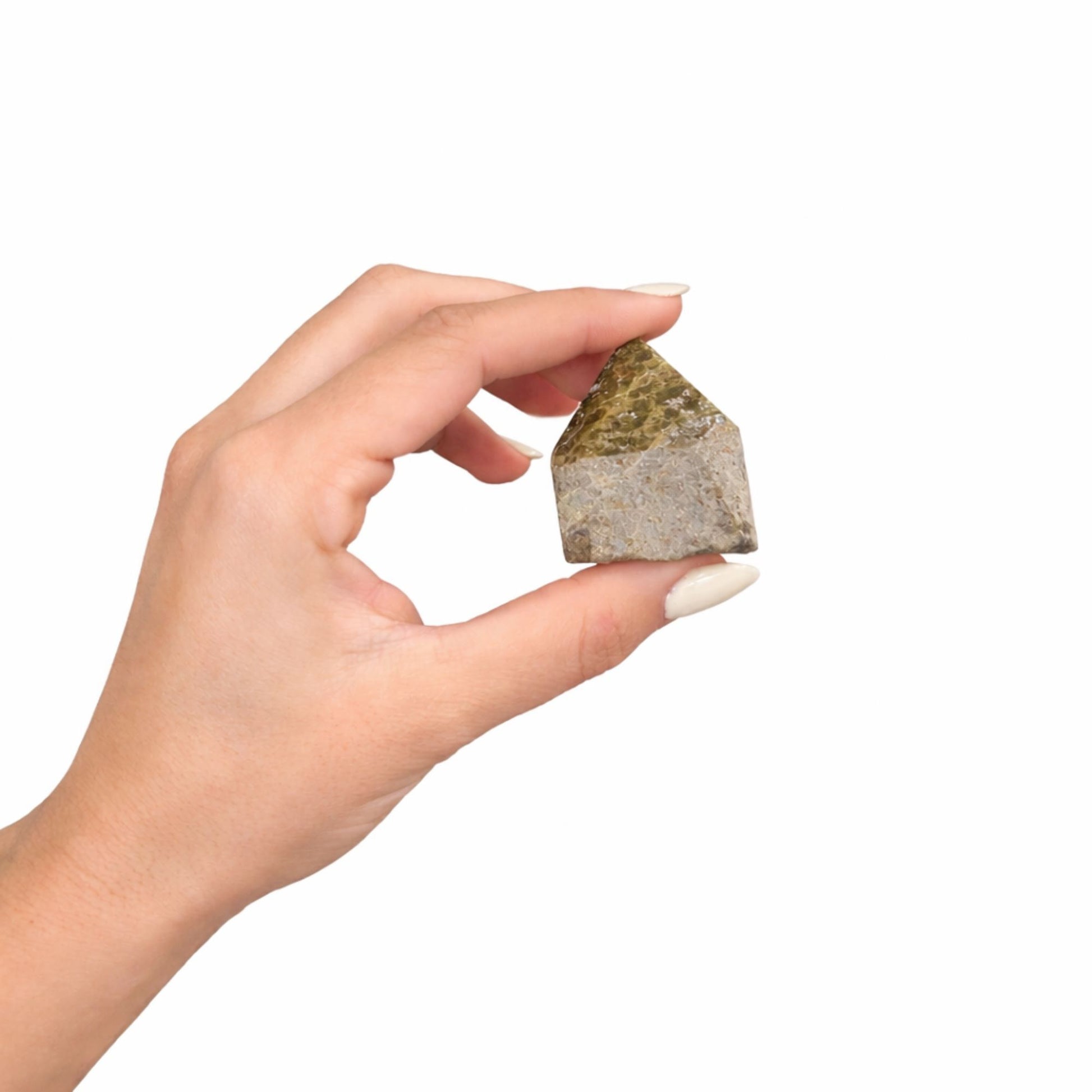 Gemstone Top Polished Points - Epidote A grade (approx 5-6 pieces) - Vivid Aromas UK