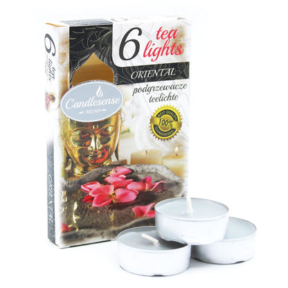 Set of 6 Scented Tealights - Oriental - Vivid Aromas UK
