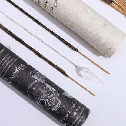 Ancient Witch Spell Incense - Cleansing - Rock Crystal Pendulum - Vivid Aromas UK