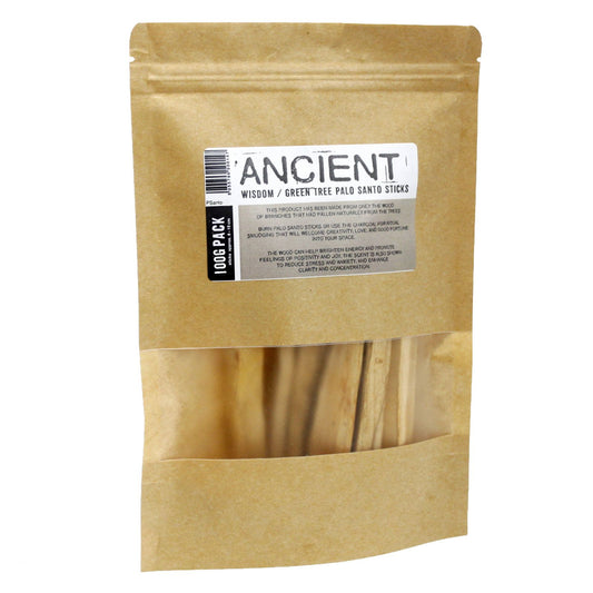 100g Green Tree Palo Santo Sticks 10-15 sticks - Vivid Aromas UK