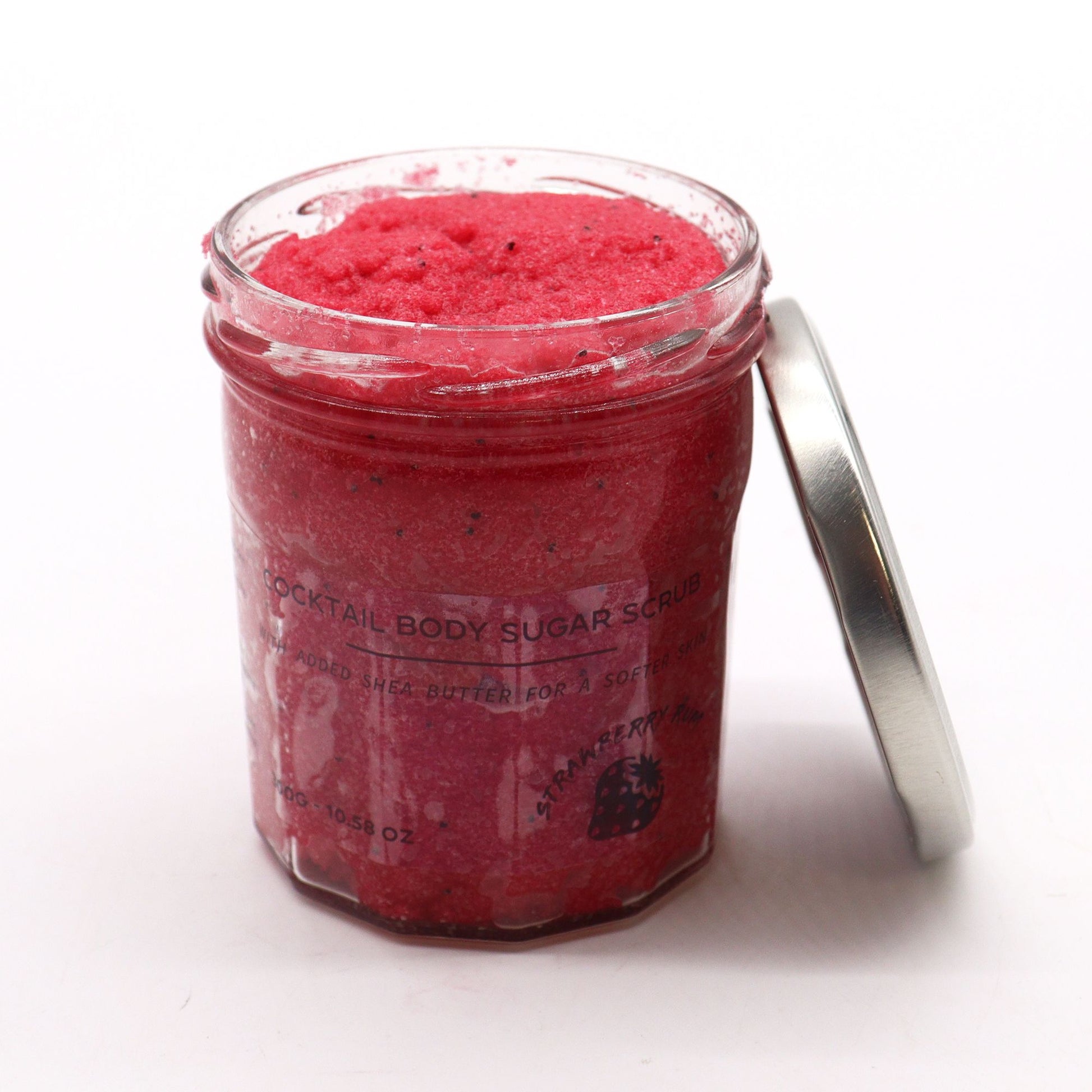 Fragranced Sugar Body Scrub - Strawberry Rum 300g - Vivid Aromas UK