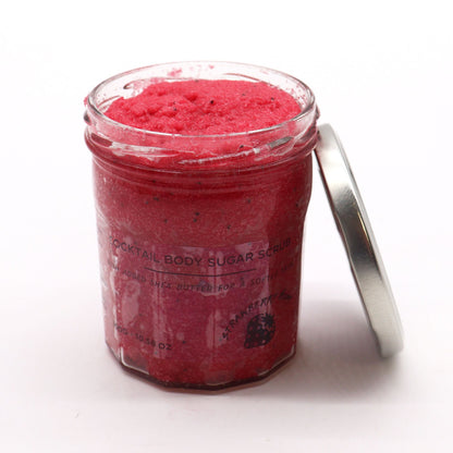 Fragranced Sugar Body Scrub - Strawberry Rum 300g - Vivid Aromas UK
