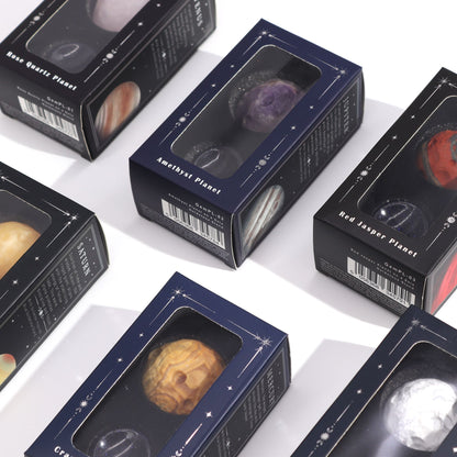Ametyst Planet on a Sola Goldstone Stand (JUPITER) - Vivid Aromas UK