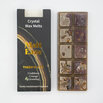 MeltEaze Wax Melts 50g - Tigereye Strength - Vanilla Sandalwood - Vivid Aromas UK