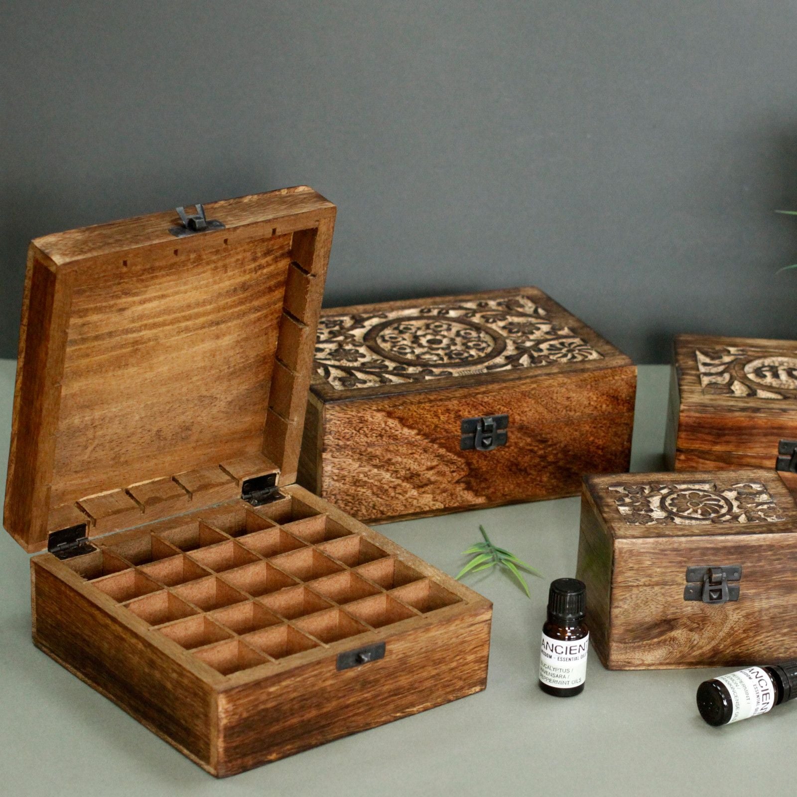 Mango Aromatherapy Box - Floral (holds 25) - Vivid Aromas UK