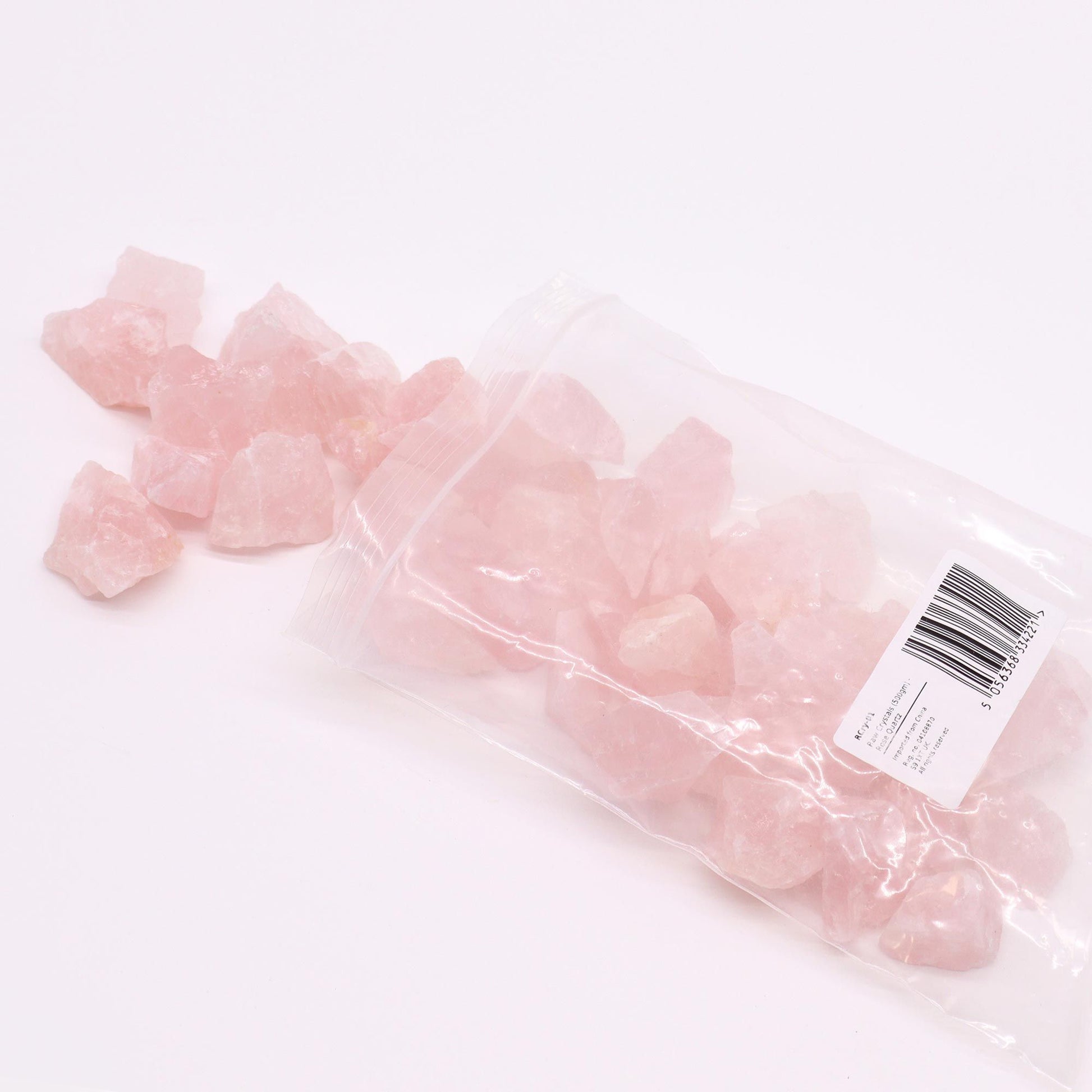 Raw Crystals (500gm) - Rose Quartz - Vivid Aromas UK
