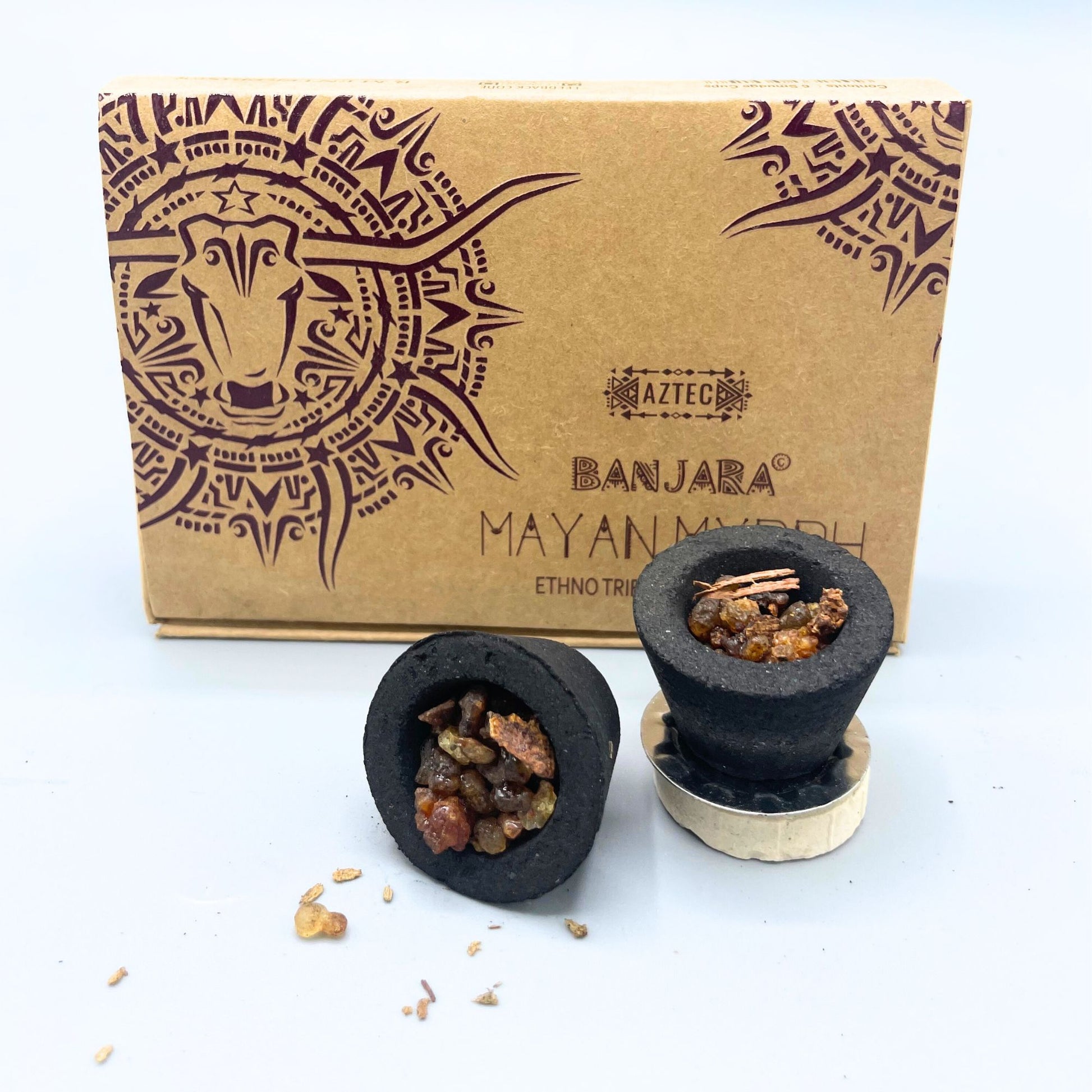 Banjara Resin Cups - Mayan Myyrh - Vivid Aromas UK