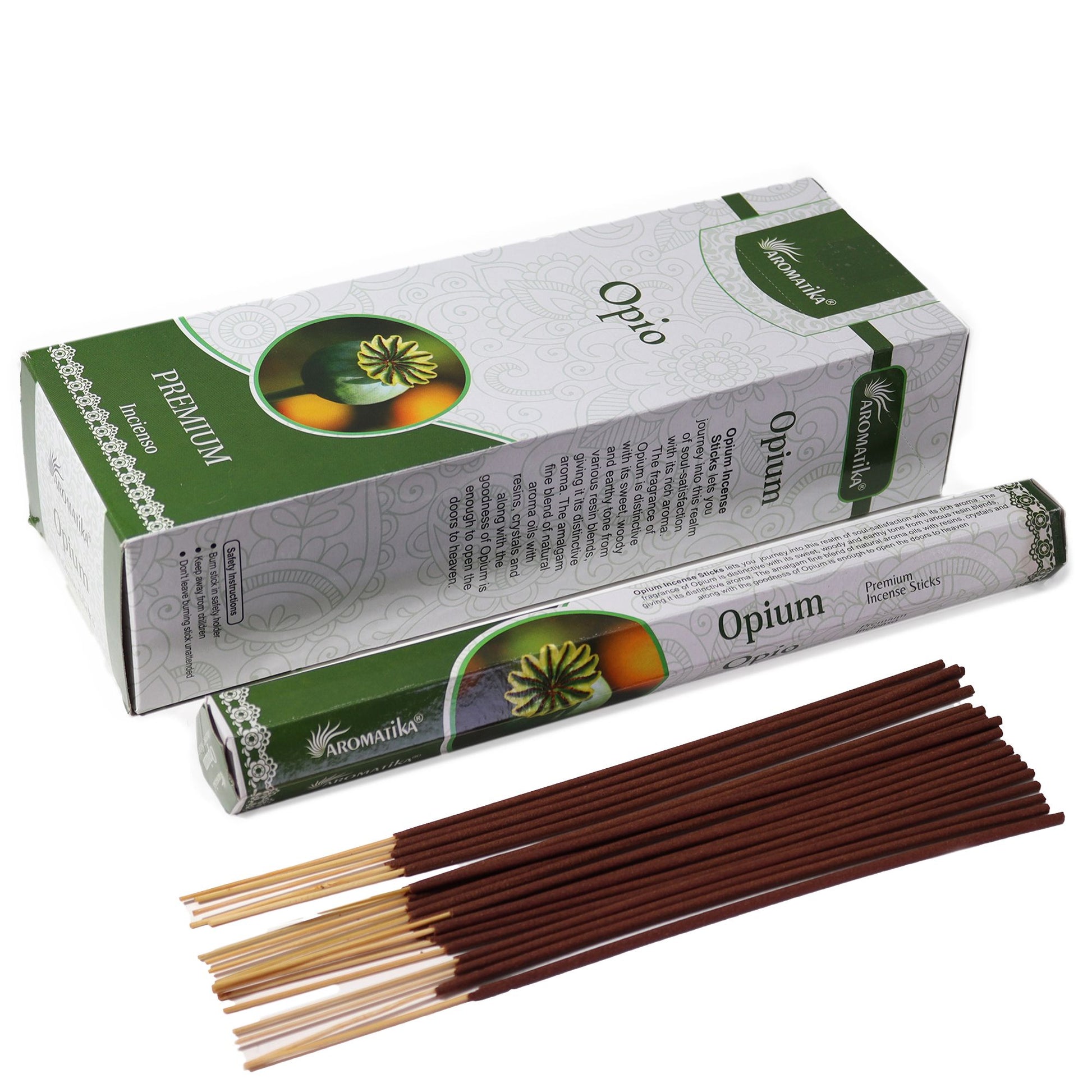 Aromatika Charcoal Free Hex Incense - Opium - Vivid Aromas UK