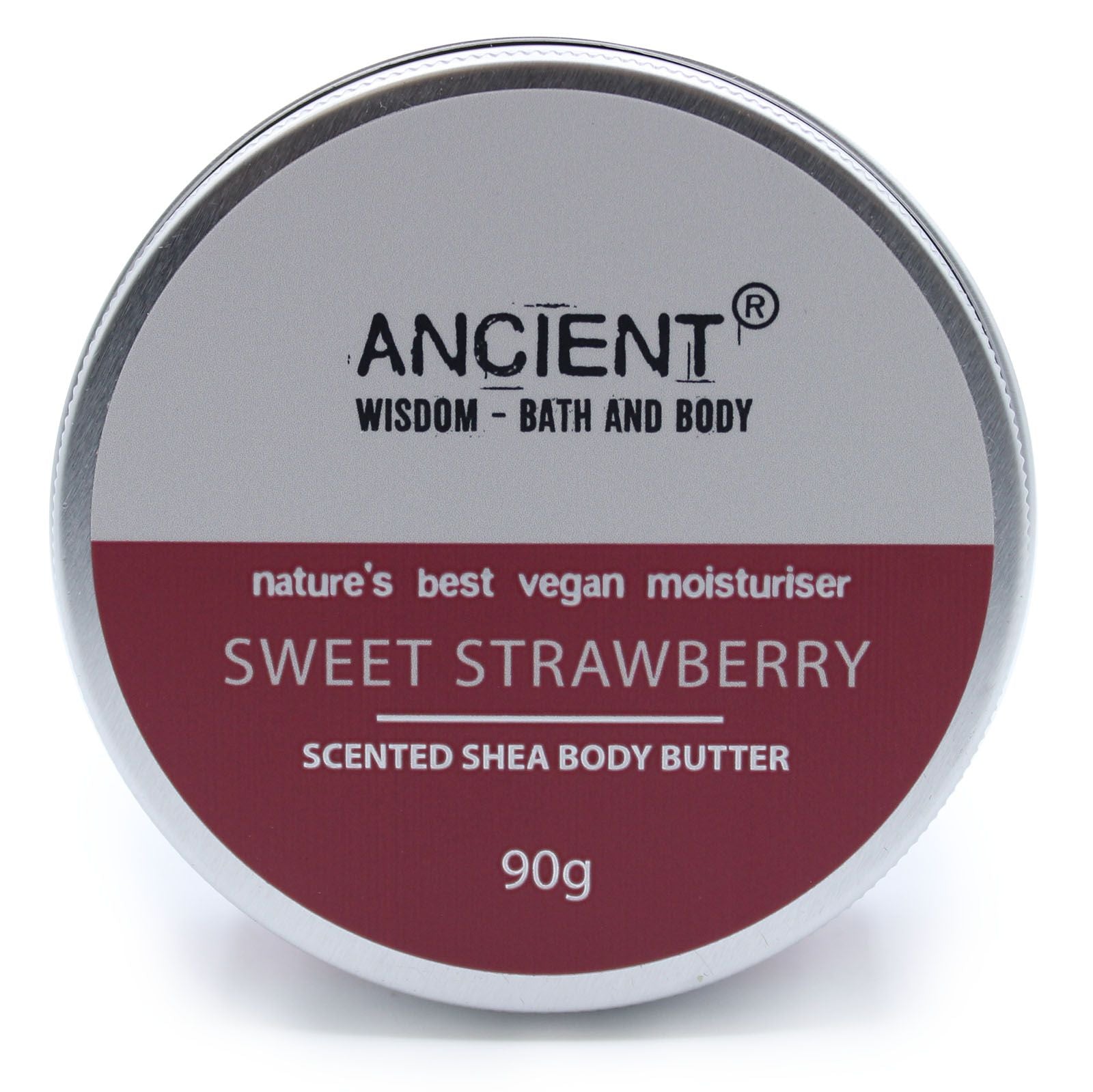 Scented Shea Body Butter 90g - Sweet Strawberry - Vivid Aromas UK
