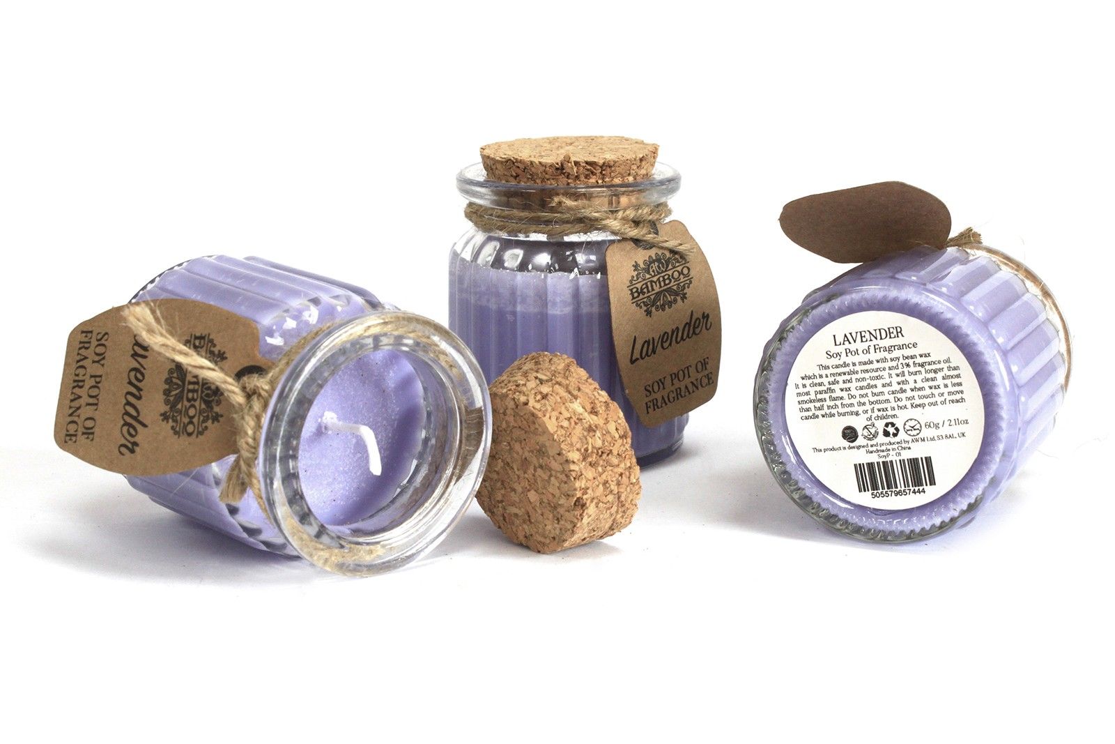 Violet Soy Pot of Fragrance Candles - Vivid Aromas UK