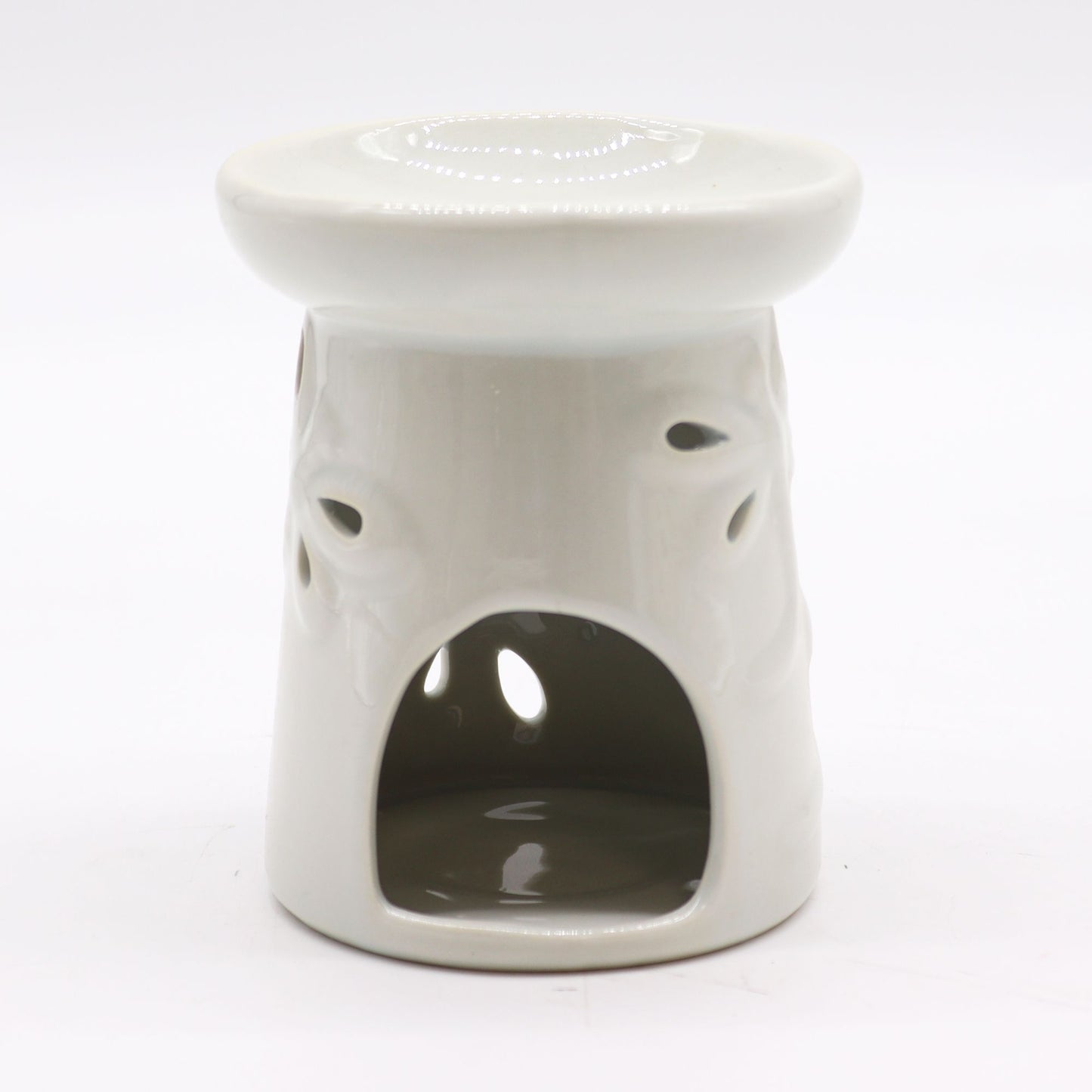 Classic White Oil Burner - Dragonfly - Vivid Aromas UK