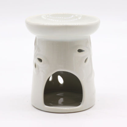 Classic White Oil Burner - Dragonfly - Vivid Aromas UK