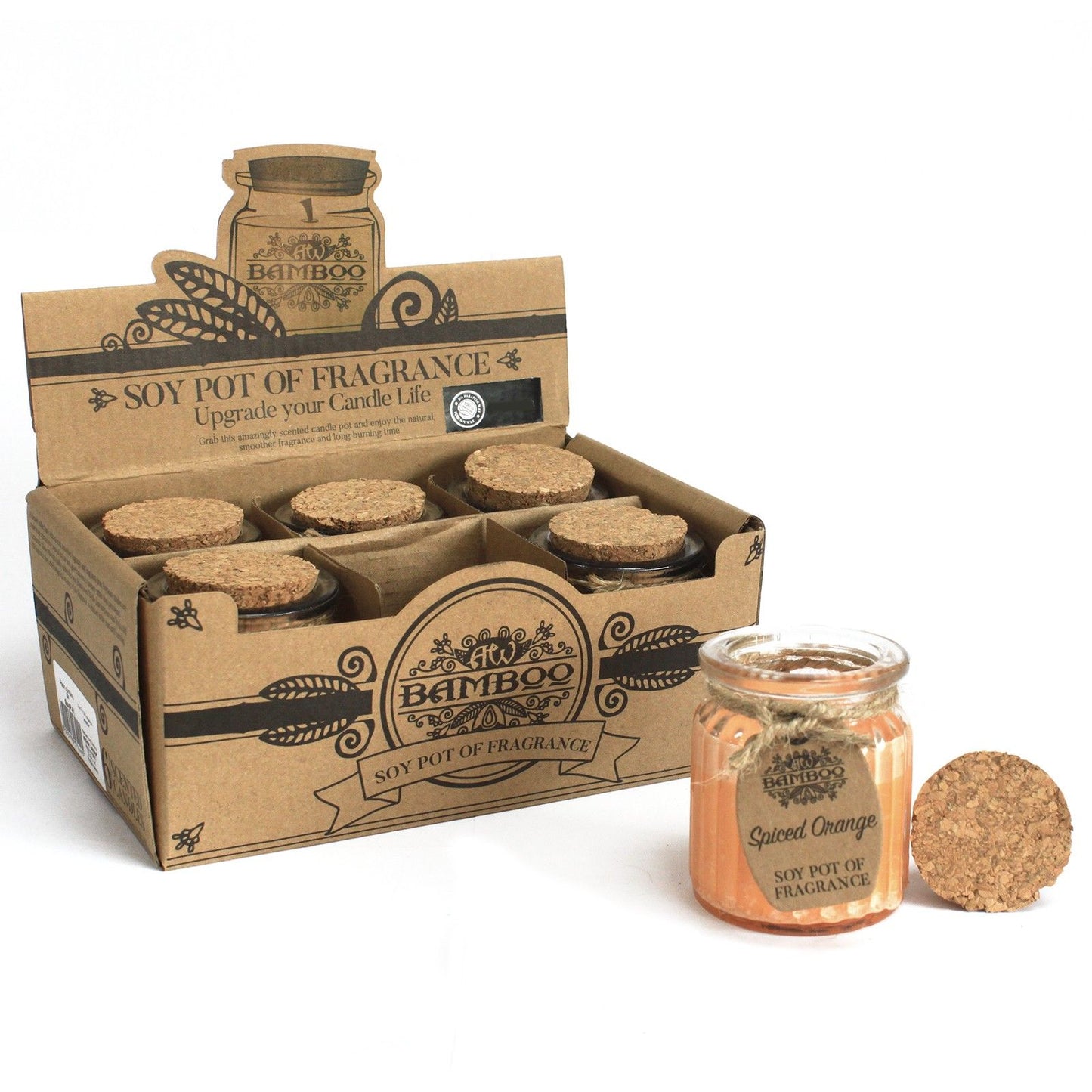 Spiced Orange Soy Pot of Fragrance Candles - Vivid Aromas UK