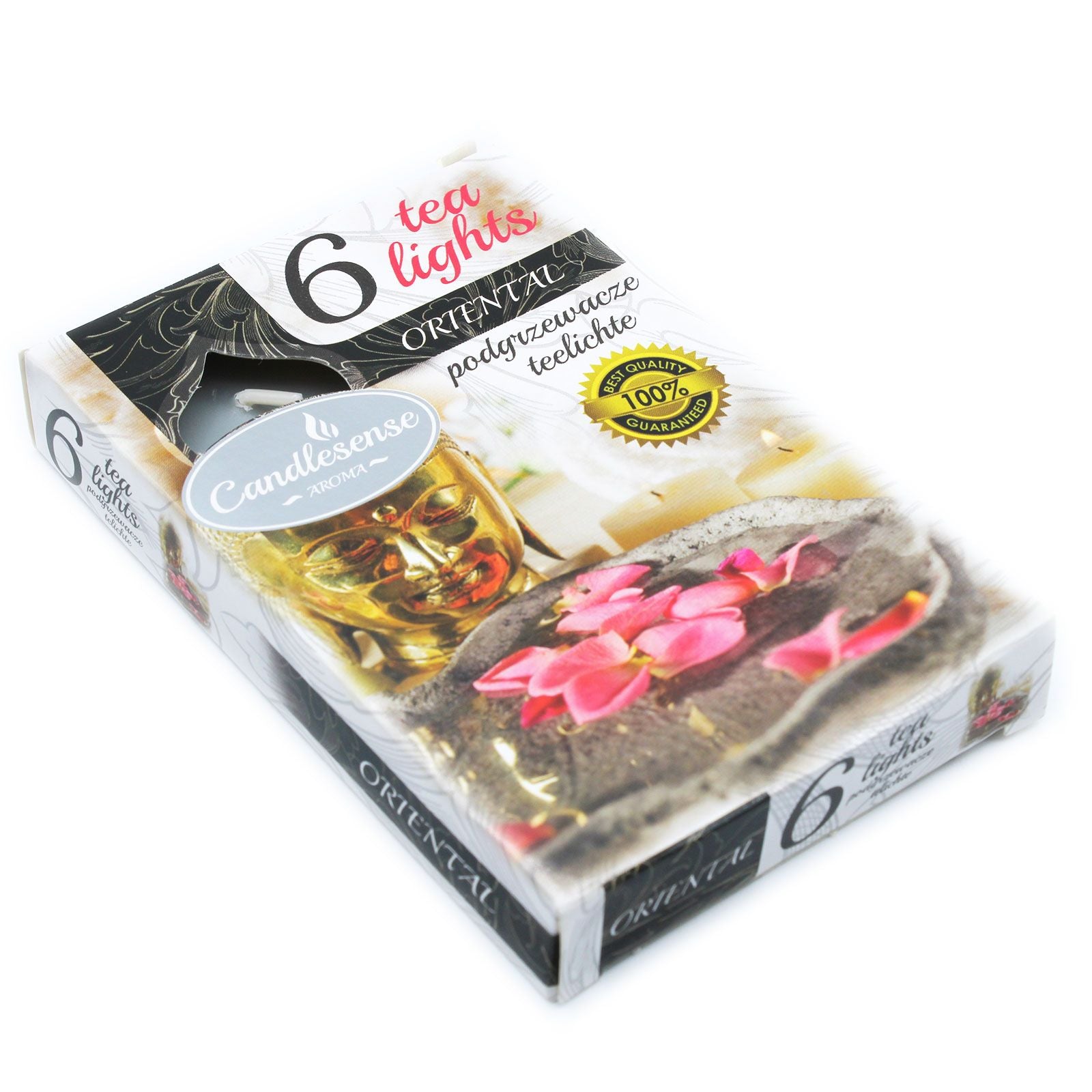 Set of 6 Scented Tealights - Oriental - Vivid Aromas UK