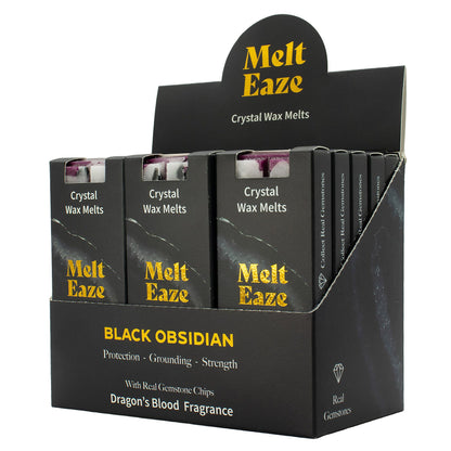 MeltEaze Wax Melts 50g - Obsidian Shield - Dragons Blood - Vivid Aromas UK