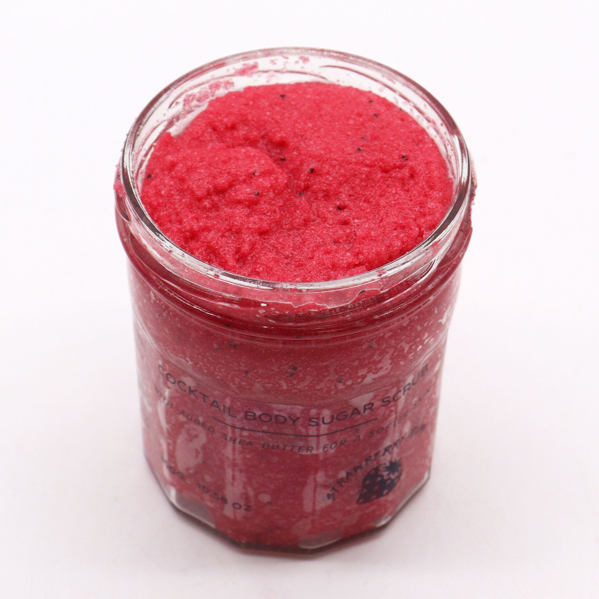 Fragranced Sugar Body Scrub - Strawberry Rum 300g - Vivid Aromas UK
