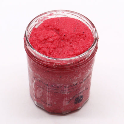 Fragranced Sugar Body Scrub - Strawberry Rum 300g - Vivid Aromas UK