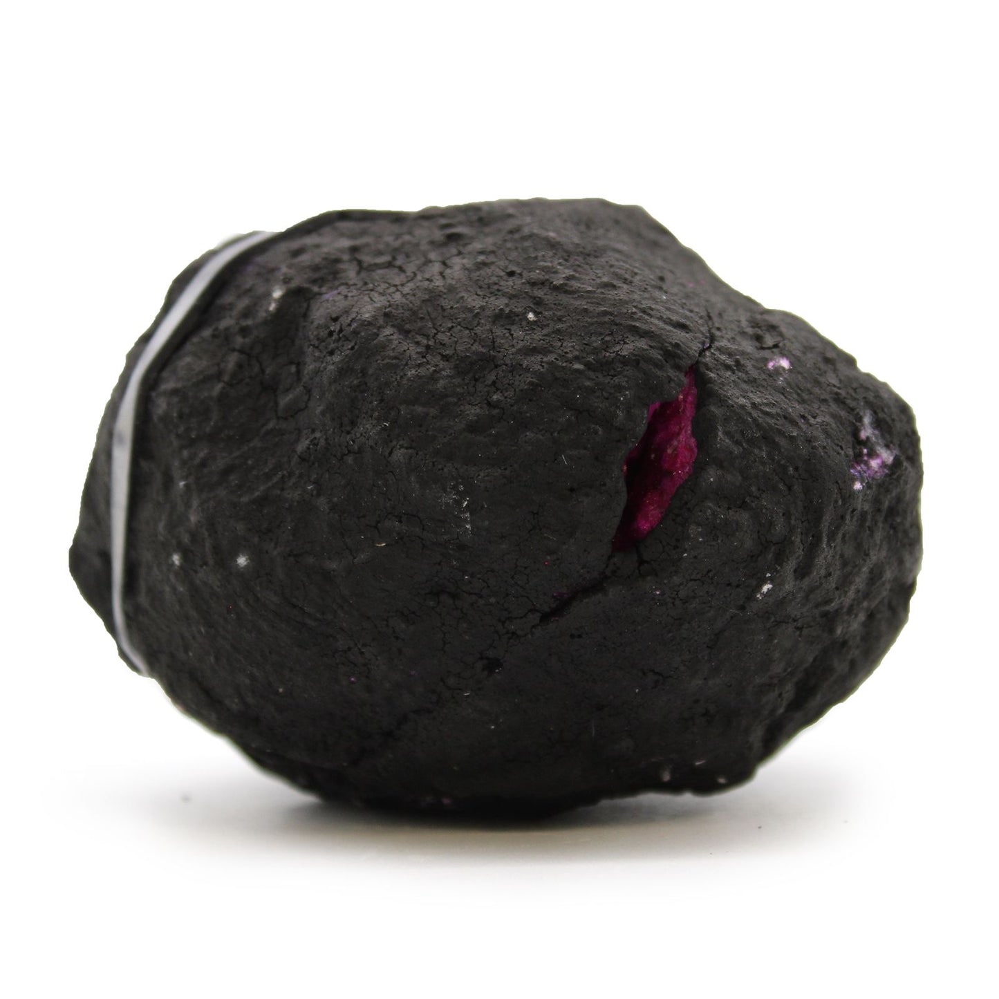 Coloured Calsite Geodes - Black Rock - Dark Red / Pink - Vivid Aromas UK