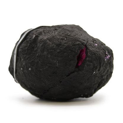 Coloured Calsite Geodes - Black Rock - Dark Red / Pink - Vivid Aromas UK