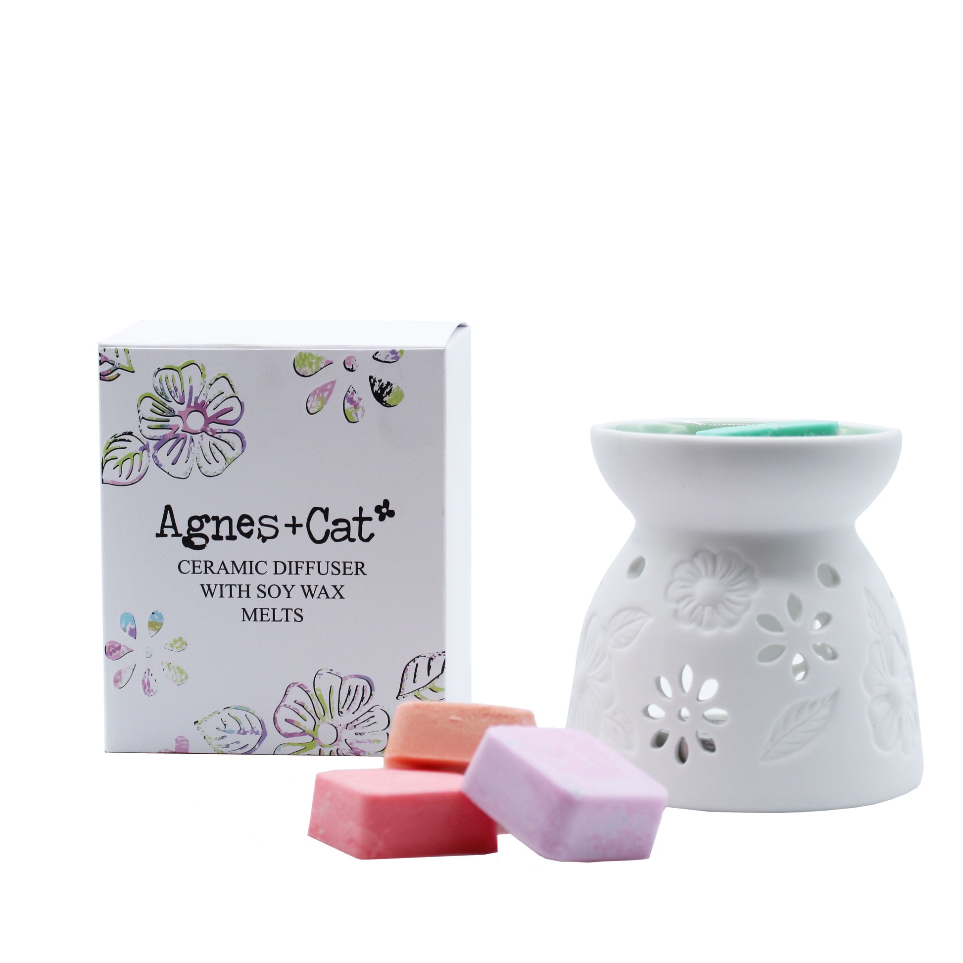 Wax Melter with Four Soy Wax Melts - Vivid Aromas UK