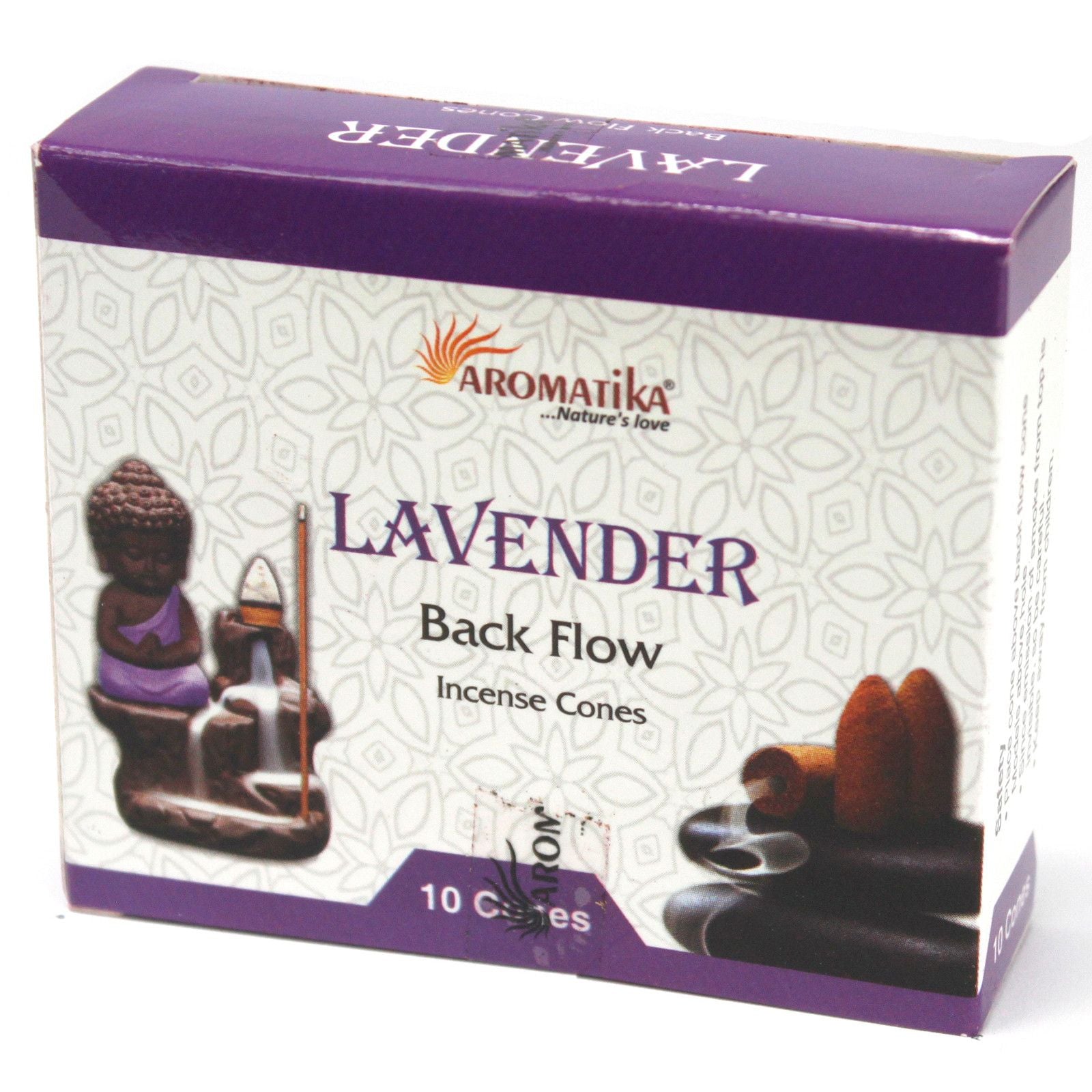 Aromatica Backflow Incense Cones - Lavender - Vivid Aromas UK