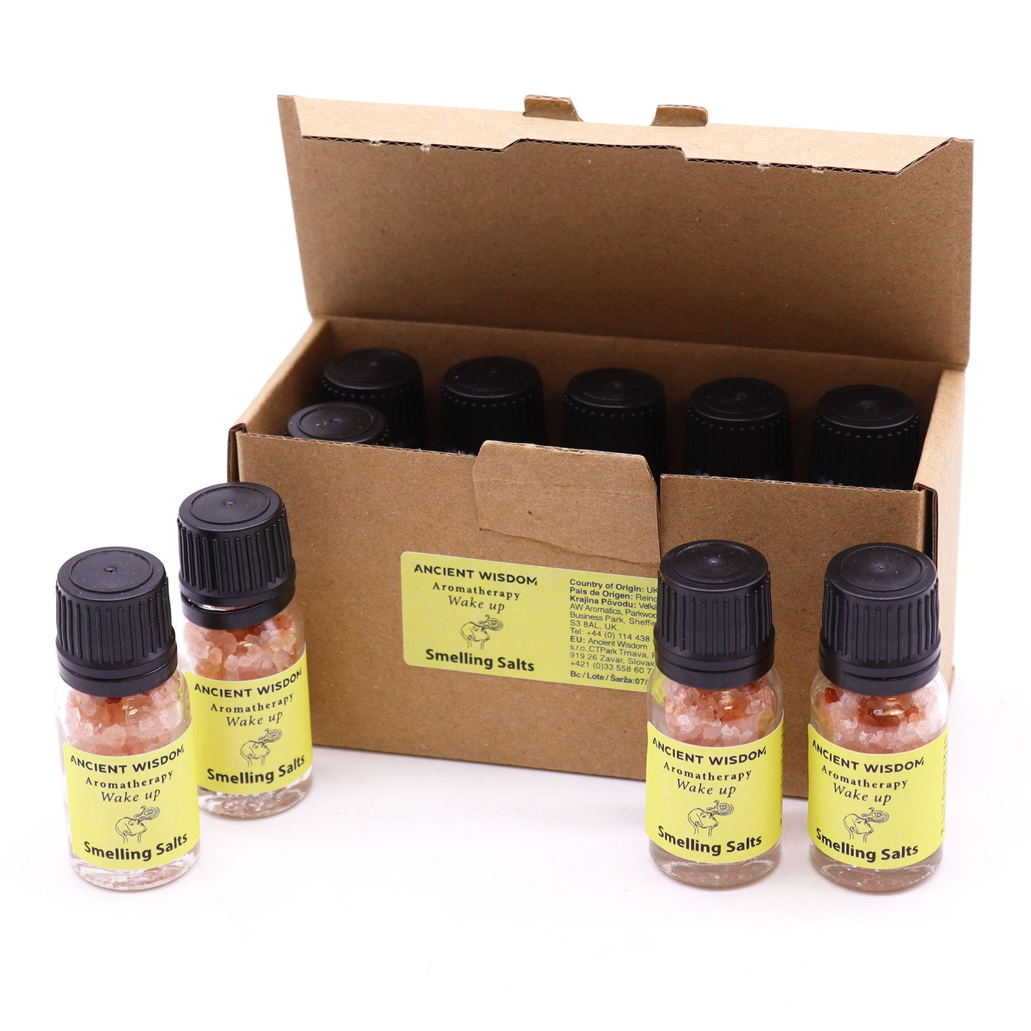 Wake Up Aromatherapy Smelling Salt - Vivid Aromas UK