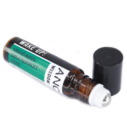 10ml Roll On Essential Oil Blend - Wake up! - Vivid Aromas UK