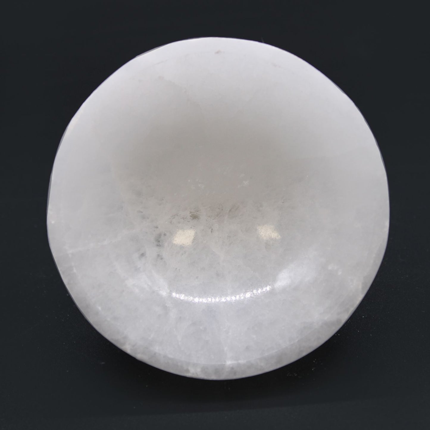Selenite Round Bowl - 10cm - Vivid Aromas UK