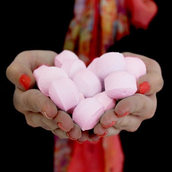 1.3Kg Box of Chill Pills (Mini Bath Bombs) - Rose - Vivid Aromas UK