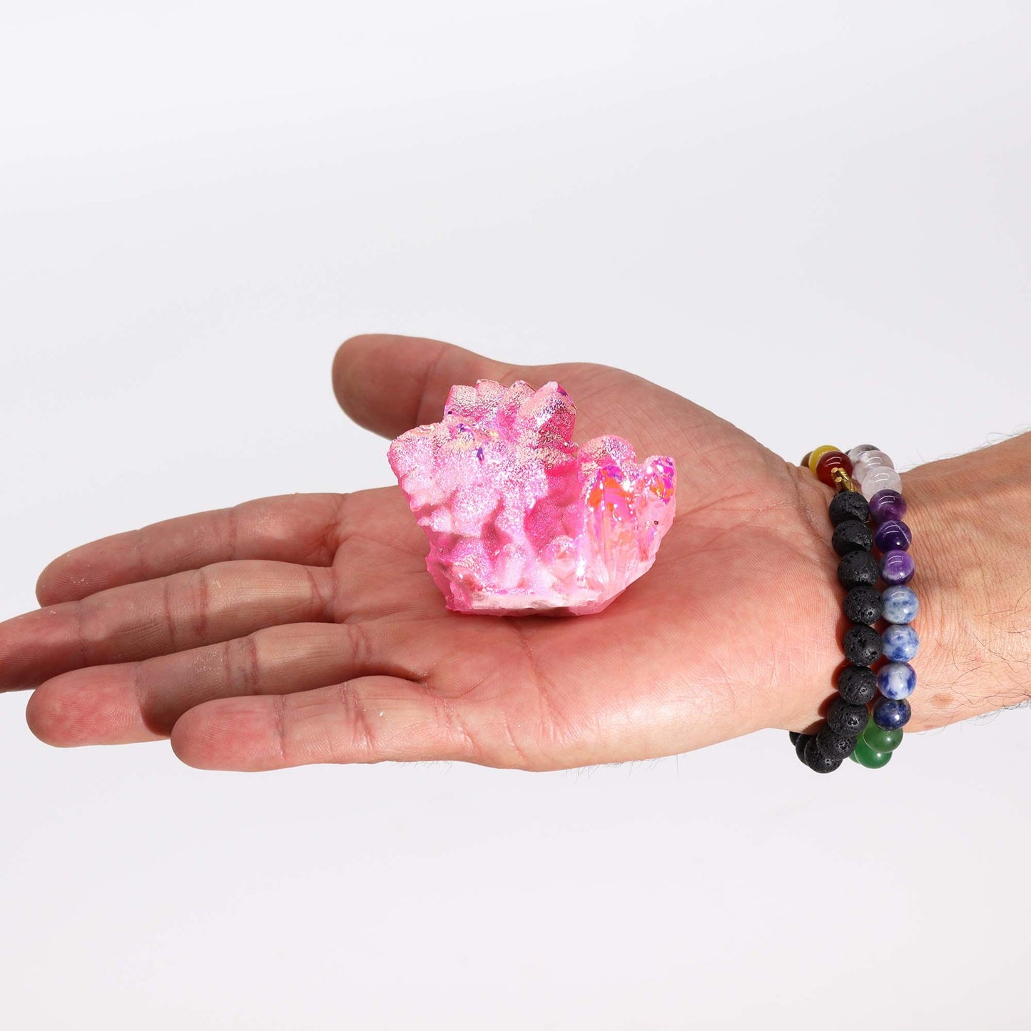 Med Enhanced Quartz - Aura Rose Halo Quartz - Vivid Aromas UK
