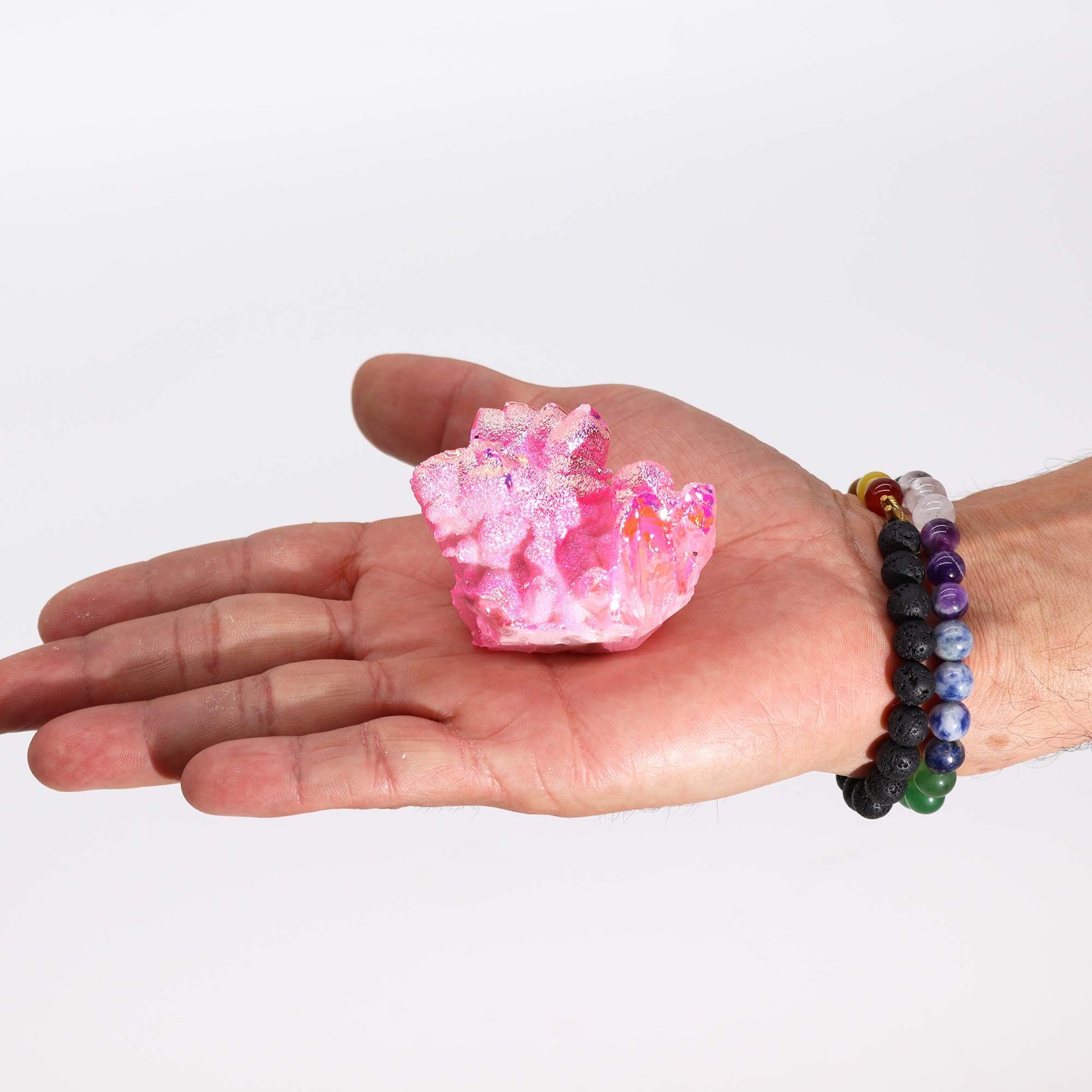Med Enhanced Quartz - Aura Rose Halo Quartz - Vivid Aromas UK