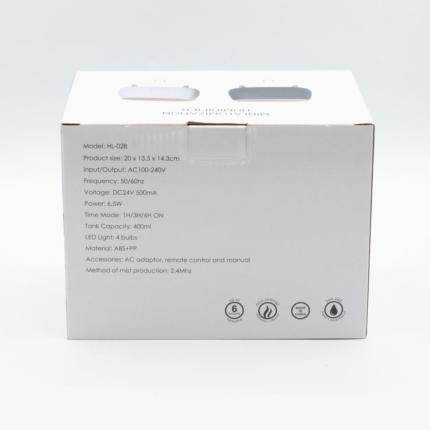Futuristic Ribbed Aroma Diffuser with Colour-Changing Light - Vivid Aromas UK