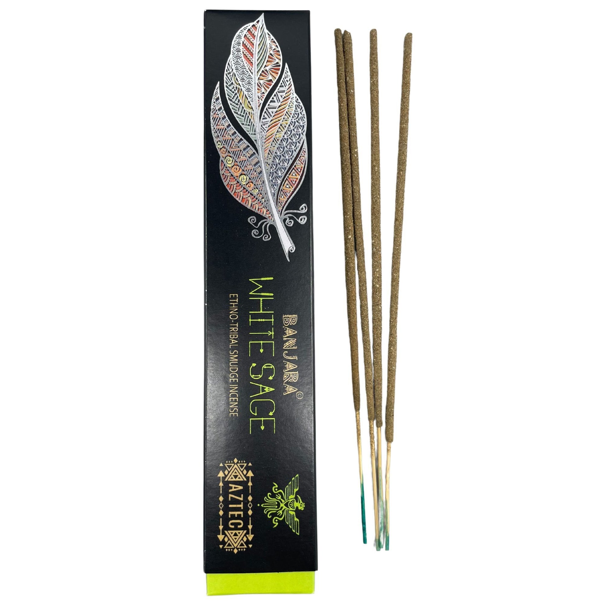 Banjara Tribal Smudge Incense - White Sage - Vivid Aromas UK