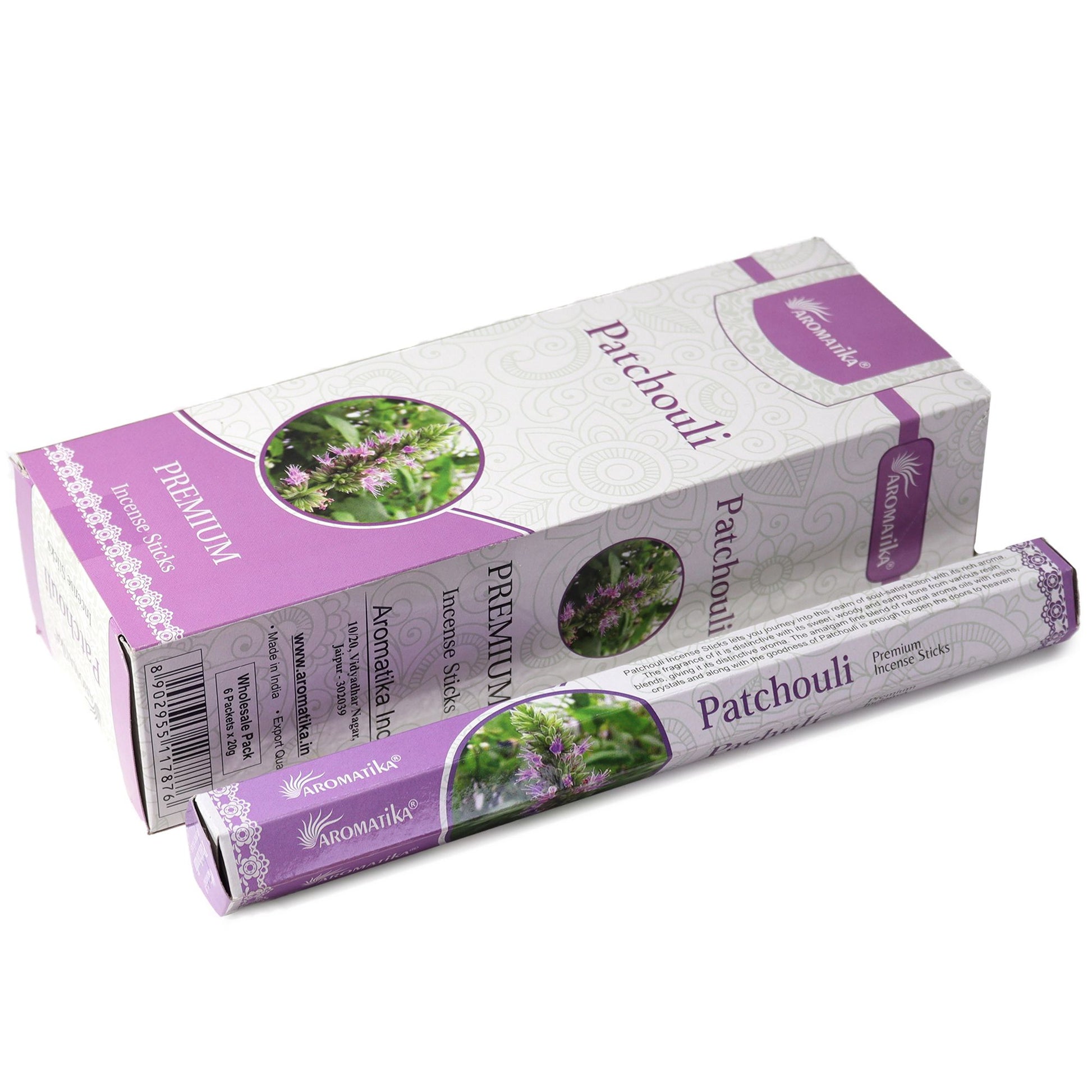 Aromatika Charcoal Free Hex Incense - Patchouli - Vivid Aromas UK